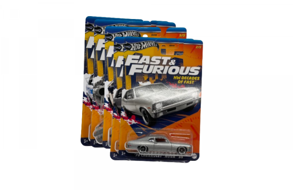 Hot Wheels Fast & Furious Decades of Fast Set x5