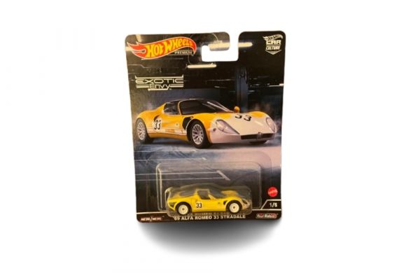 Hot Wheels Premium Car Exotic Envy ‘69 Alfa Romeo 33 Stradale