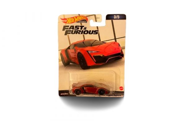 Hot Wheels Premium Car Fast & Furious W Motors Lykan HyperSport