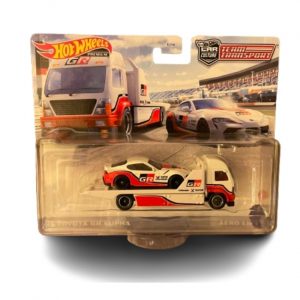 Hot Wheels Premium Team Transport 21 Toyota GR Supra & Aero Lift