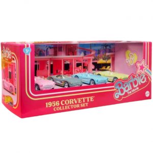 Hot Wheels Premium Barbie The Movie Corvette 4-Pack
