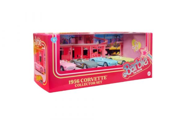 Hot Wheels Premium Barbie The Movie Corvette 4-Pack