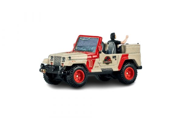 Hot Wheels Premium Jurassic Park Jeep Wrangler & Dr. Ian Malcolm - Image 4