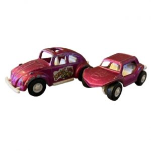 TootsieToys Vintage 1970's VW Beetle & Dune Buggy