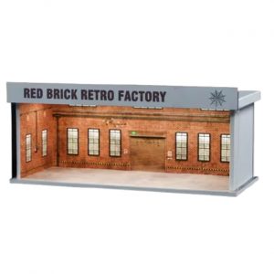 Diorama LED 1/64 Car Garage Red Brick Garage