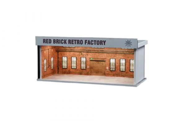 Diorama LED 1/64 Car Garage Red Brick Garage