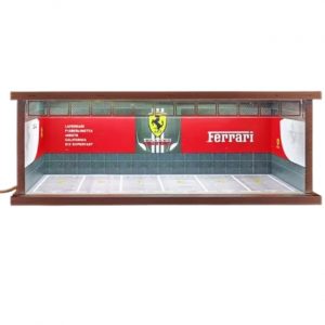 Ferrari LED Diorama 1/64 Car Garage