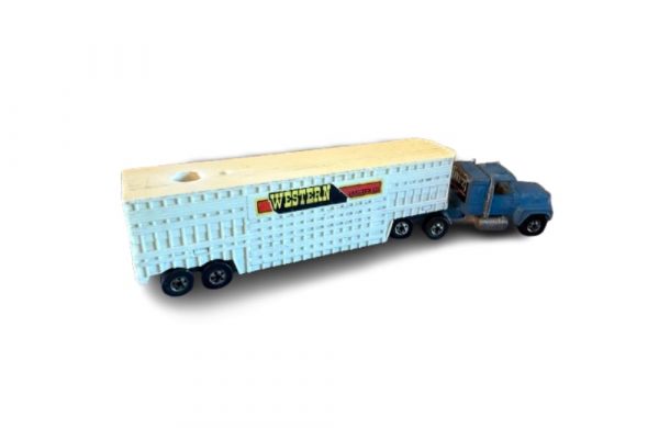 Hot Wheels 1980 Steering Rigs Ford LTL Western Cattle Trailer - Image 2