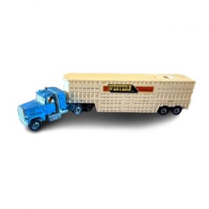 Hot Wheels 1980 Steering Rigs Ford LTL Western Cattle Trailer