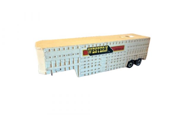 Hot Wheels 1980 Steering Rigs Ford LTL Western Cattle Trailer - Image 6