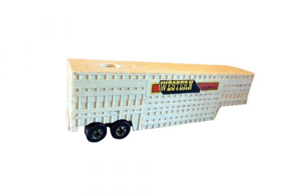 Hot Wheels 1980 Steering Rigs Ford LTL Western Cattle Trailer - Image 8